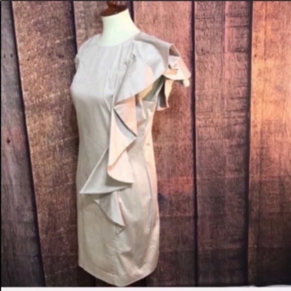 Frill shoulder dress by French Connection - Picture 2 of 6